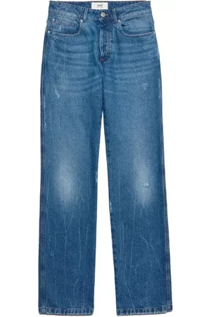 Ami Low-Rise Straight-Leg Denim Jeans - Größe 31