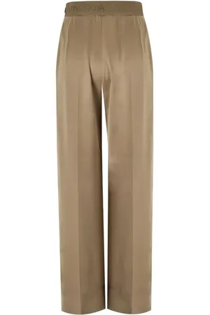 STINE GOYA Satin Wide Leg Trousers - Größe S