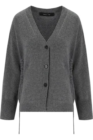 FEDERICA TOSI Grey Cardigan With Laces - Größe 38