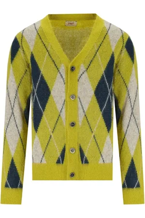 BOB der Bär Taylor Acid Green Diamond Cardigan - Größe L