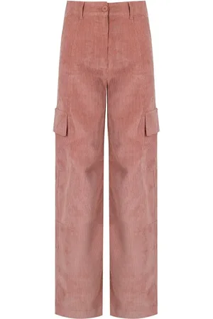 Essentiel Antwerp Gazou Pink Cargo Trousers - Größe XS