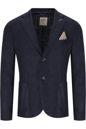 BOB der Bär Dover Dark Blue Single-Breasted Jacket - Größe L
