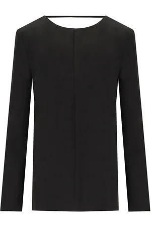 FEDERICA TOSI Black Cady Blouse - Größe 38
