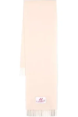 Marni Tücher & Schals - Logo-Patch Fringed Scarf - Gr. unisize - in Gold - für Damen