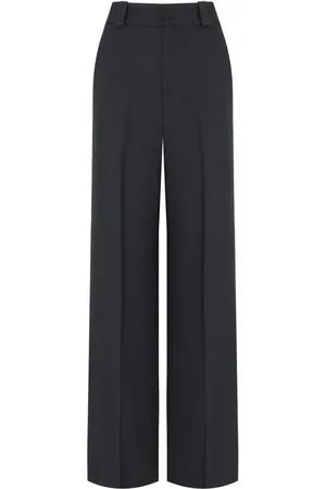 Essentiel Antwerp Ghoul Black Wide Leg Trousers - Größe S