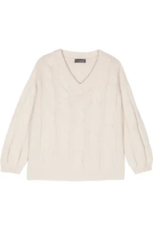 LORENA ANTONIAZZI Cable-Knit Sweater - Größe 44