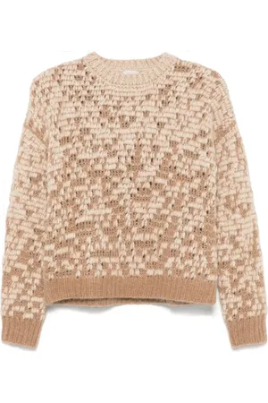 PESERICO SIGN Lurex-Detail Sweater - Größe 44