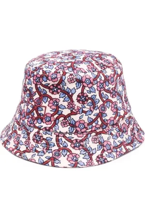 Isabel Marant Caps & Mützen - Haley Floral Print Logo Bucket Hat - Gr. 57 - in - für Damen