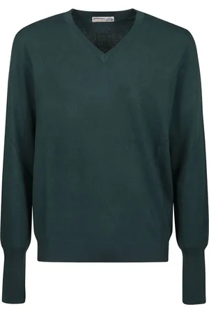 BALLANTYNE V-neck Sweater Green - Größe 48