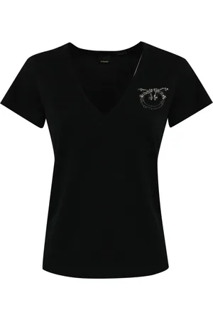 Pinko T-Shirts And Polos Nero Limousine - Größe M
