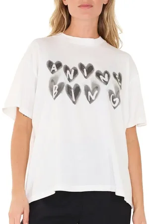ANINE BING T-shirt wit - Größe S