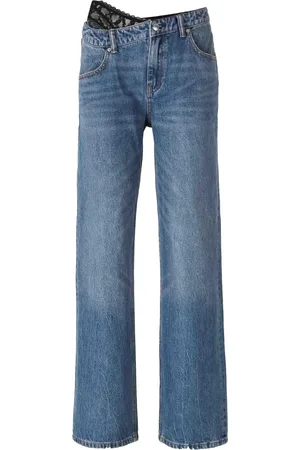 Alexander Wang Asymmetrical Lace Jeans - Größe 27