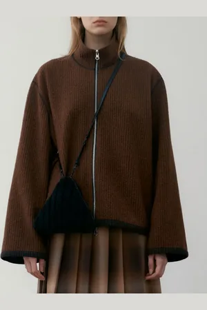 Low Classic 2-farbige Wendejacke aus Rippstrick - Größe M