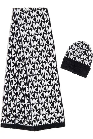 Michael Kors Tücher & Schals - Feather Mk Cuff Hat, Scarf Box Set - Gr. unisize - in - für Damen