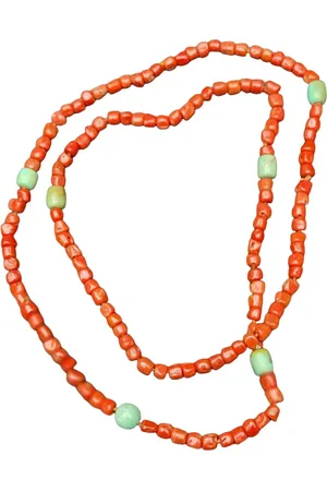 CATHERINE MICHIELS Halskette - Collier sautoir corail turquoise SP2297 CoTu Cathe - Gr. unisize - in Mehrfarbig - für Damen