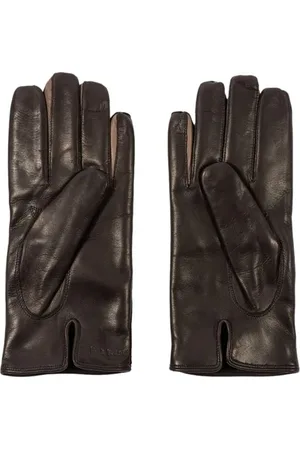 Paul Smith Handschuhe - Gants cuir Choco entres doigts Taupe M1A 415GL M25 - Gr. L - in - für Damen