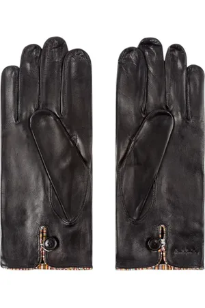 Paul Smith Handschuhe - Gants cuir Noir bord baya poignets M1A 028D AG21 7 - Gr. L - in - für Damen