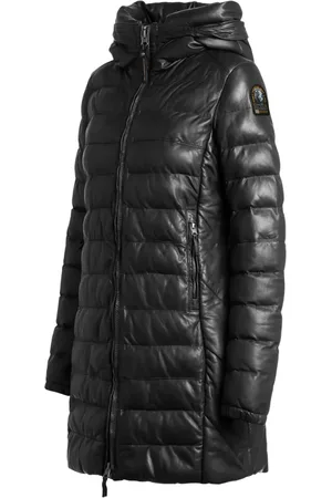 Parajumpers Doudoune longue cuir Demi Leather noir PJS Parajum - Größe XL