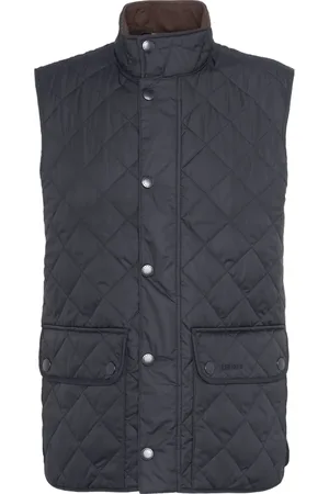 Barbour Gilet lowerdale matelassu00E9 sans manches navy M - Größe L