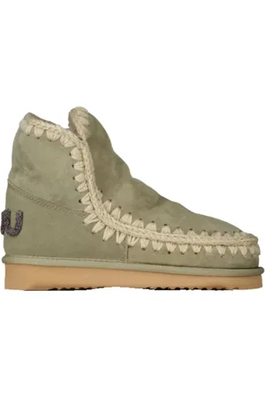 Mou Sandalen - Eskimo 18 Glitter Logo Pantoffels Lichtgroen M - Gr. 37 (EU) - in - für Damen