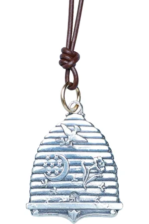 CATHERINE MICHIELS Halskette - Pendentif ruche abeilles argent Essence of Life 01 - Gr. unisize - in Silber - für Damen