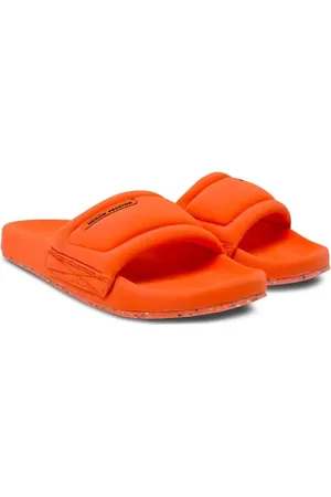 Heron Preston Low-Top Sneaker - Logo Fabric Slider Sandals - Gr. 44 (EU) - in - für Damen