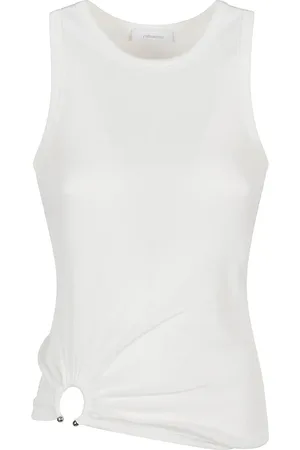 Paco rabanne Sleeveless Tank Top White - Größe 36