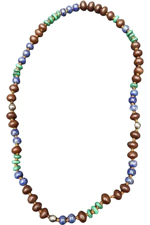 CATHERINE MICHIELS Halskette - Collier sautoir mu00E9dium malachite ebene lapis - Gr. unisize - in Mehrfarbig - für Damen