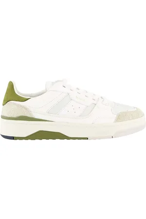 Axel Arigato Low-Top Sneaker - Clay Sneakers - Leather - White/Green - Gr. 41 (EU) - in - für Damen