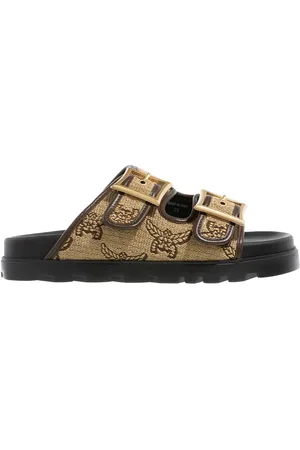 MCM Sandalen - W Col Rff Effct Txtl Flat Sandals In - Gr. 36 (EU) - in - für Damen