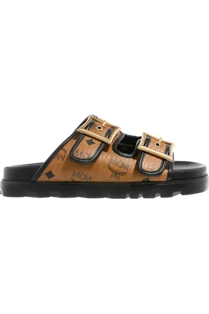 MCM Sandalen - U Col Vst Flat Sandals Co - Gr. 36 (EU) - in - für Damen