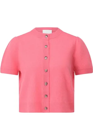 Allude Kurzarm-Cardigan aus Kaschmir - Größe M