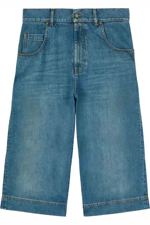 Palm Angels G-Curved Denim Bermuda Shorts - Größe 30