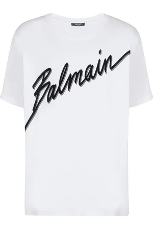 Balmain Cotton Logo T-shirt - Größe L