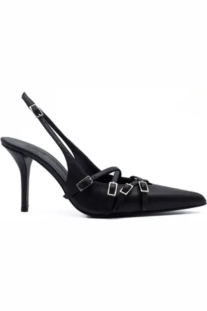 Gia Borghini Hohe Schuhe - GIABORGHINI Schwarze Pumps mit Schnallendetails - Gr. 36 (EU) - in - für Damen