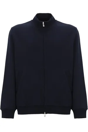 Brunello Cucinelli Blue Cotton Blend Sweatshirt - Größe L