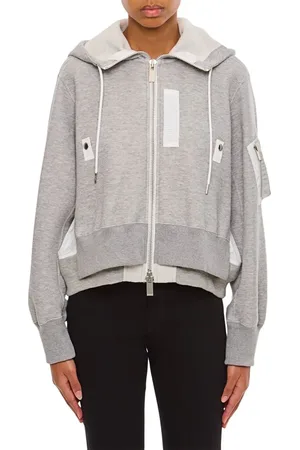 SACAI Sponge Sweat X Nylon Twill Hoodie - Größe 2