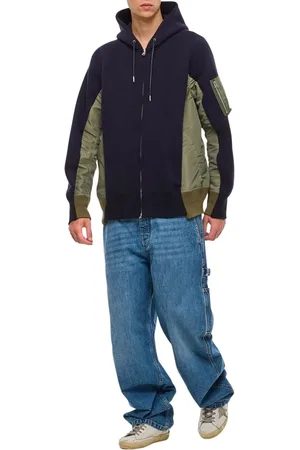 SACAI Sponge Sweat X Nylon Twill Hoodie - Größe 1