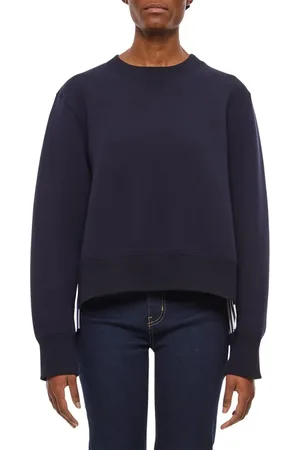 SACAI Sweatshirt With Pleated Fabric Back - Größe 3