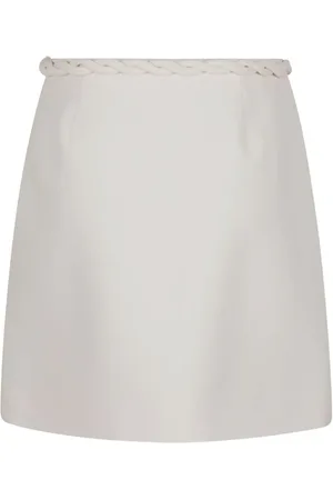 VALENTINO High-Waisted Silk Mini Skirt - Größe 38