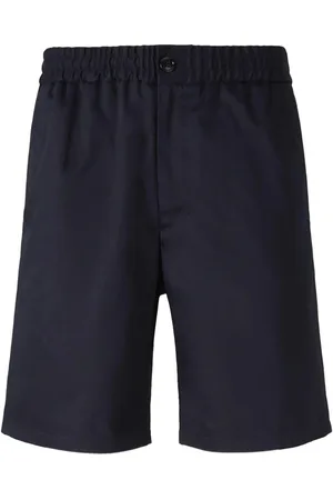 Ami Cotton Satin Bermuda Shorts - Größe M