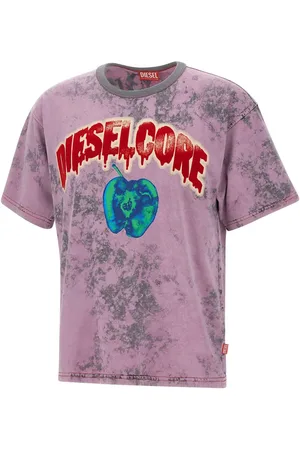 Diesel T-Shirts And Polos Purple - Größe S