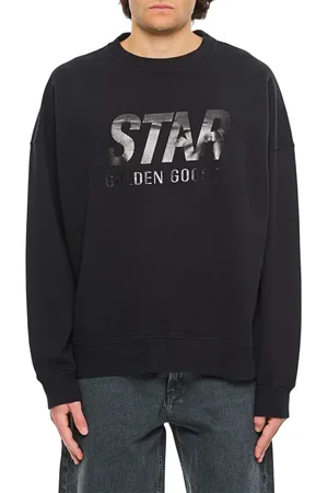 Golden Goose Black Round Neck Star Sweatshirt - Größe L