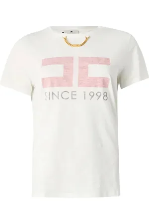 Elisabetta Franchi T-Shirts And Polos White - Größe 40