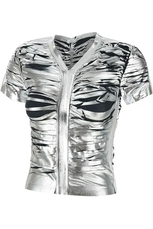 Diesel T-Shirts And Polos Silver - Größe M