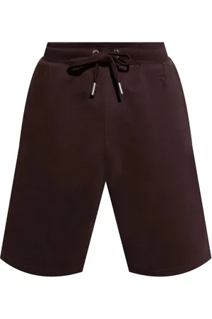 Ami Burgundy Cotton Shorts - Größe L