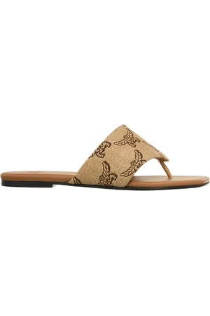 MCM Sandalen - COL RFF EFFCT TXTL FLAT SANDALS - Gr. 37 (EU) - in - für Damen