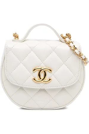 CHANEL Clutches - 2021-2024 Mini CC Quilted Aged Calfskin Top Handle - Gr. unisize - in - für Damen
