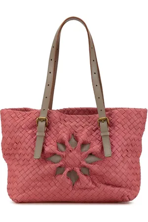 Bottega Veneta Shopper - 2000-2010 Intrecciato Marquise Flower Tote - Gr. unisize - in Gold - für Damen