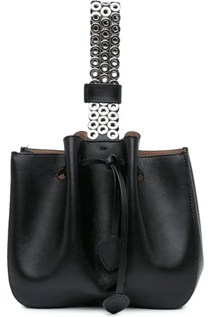 Alaïa Crossbody Bags - 2015-2024 Calfskin Eyelet Bracelet Embellished Buc - Gr. unisize - in - für Damen